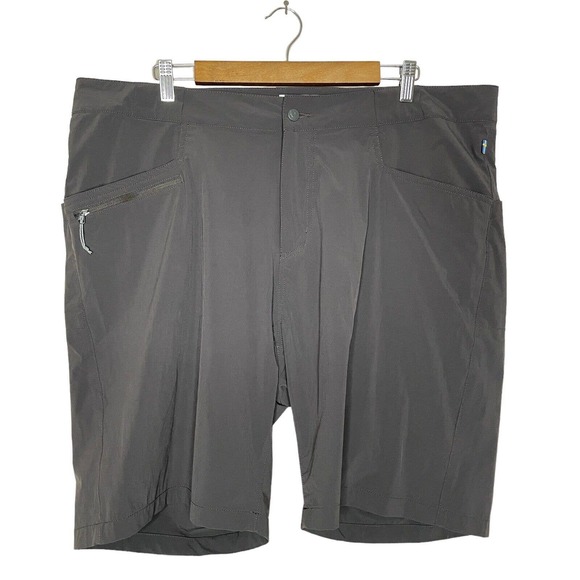 Fjallraven 40 Mens Gray Flat Front Pockets High Coast Lite Shorts - Picture 1 of 12